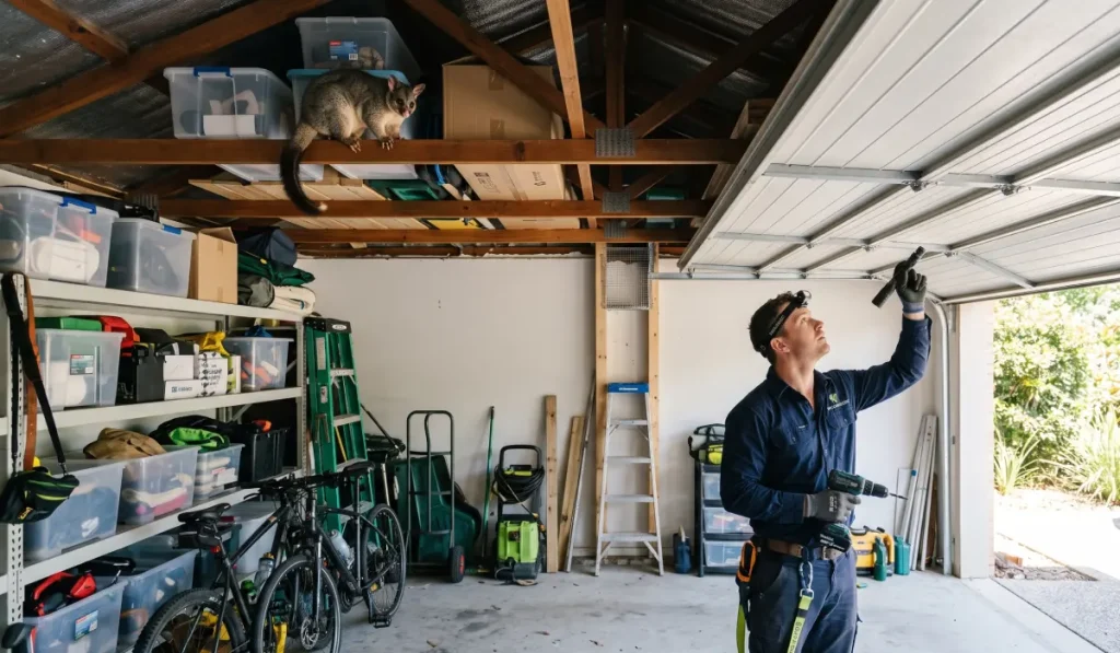How to Get Rid of a Possum in Your Garage