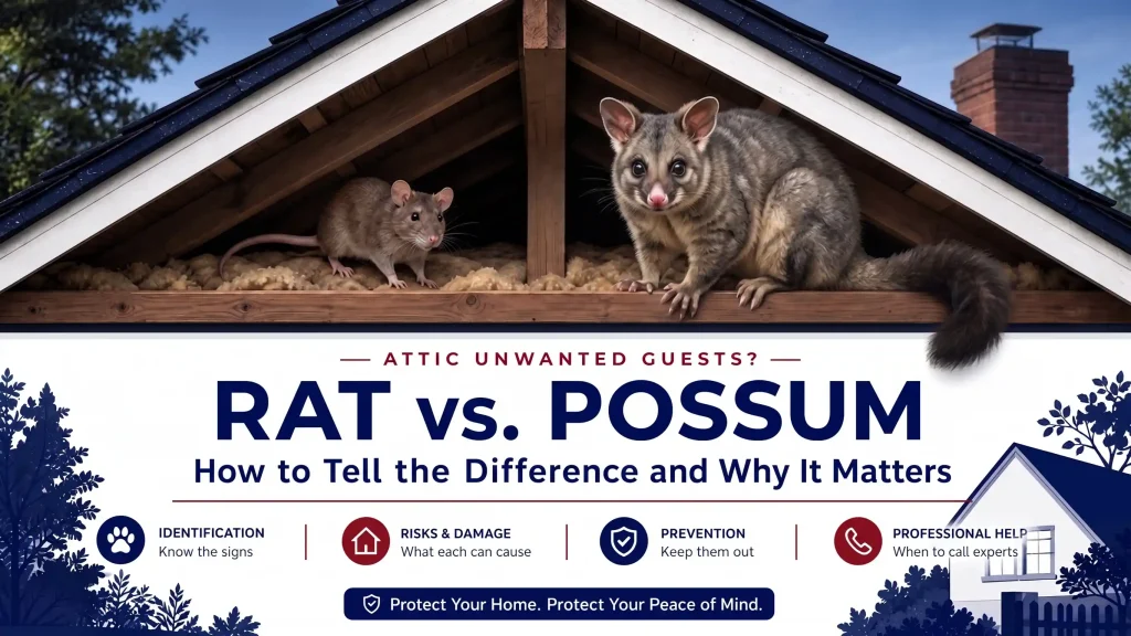 Rat or Possum in Your Roof